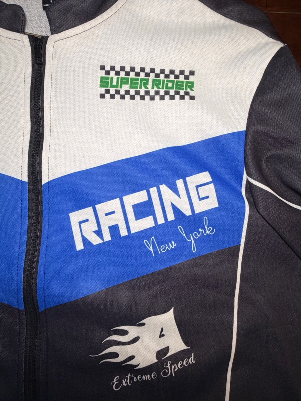 Super Rider Racing Zip Up Jacket - Men’s S - Picture 2 of 8